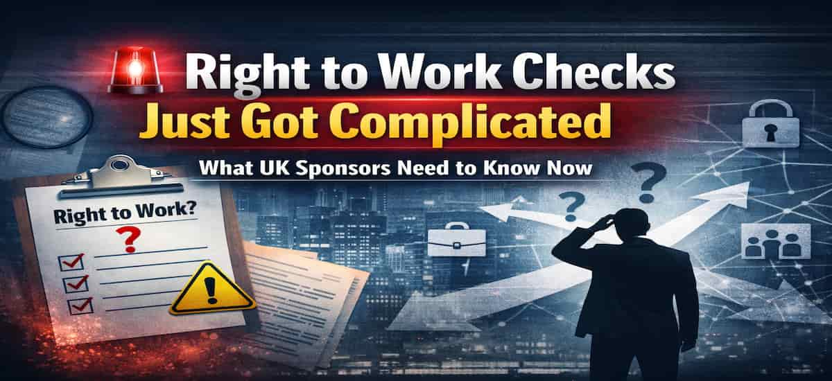 Right to Work Checks Just Got Complicated: What UK Sponsors Need to Know Now