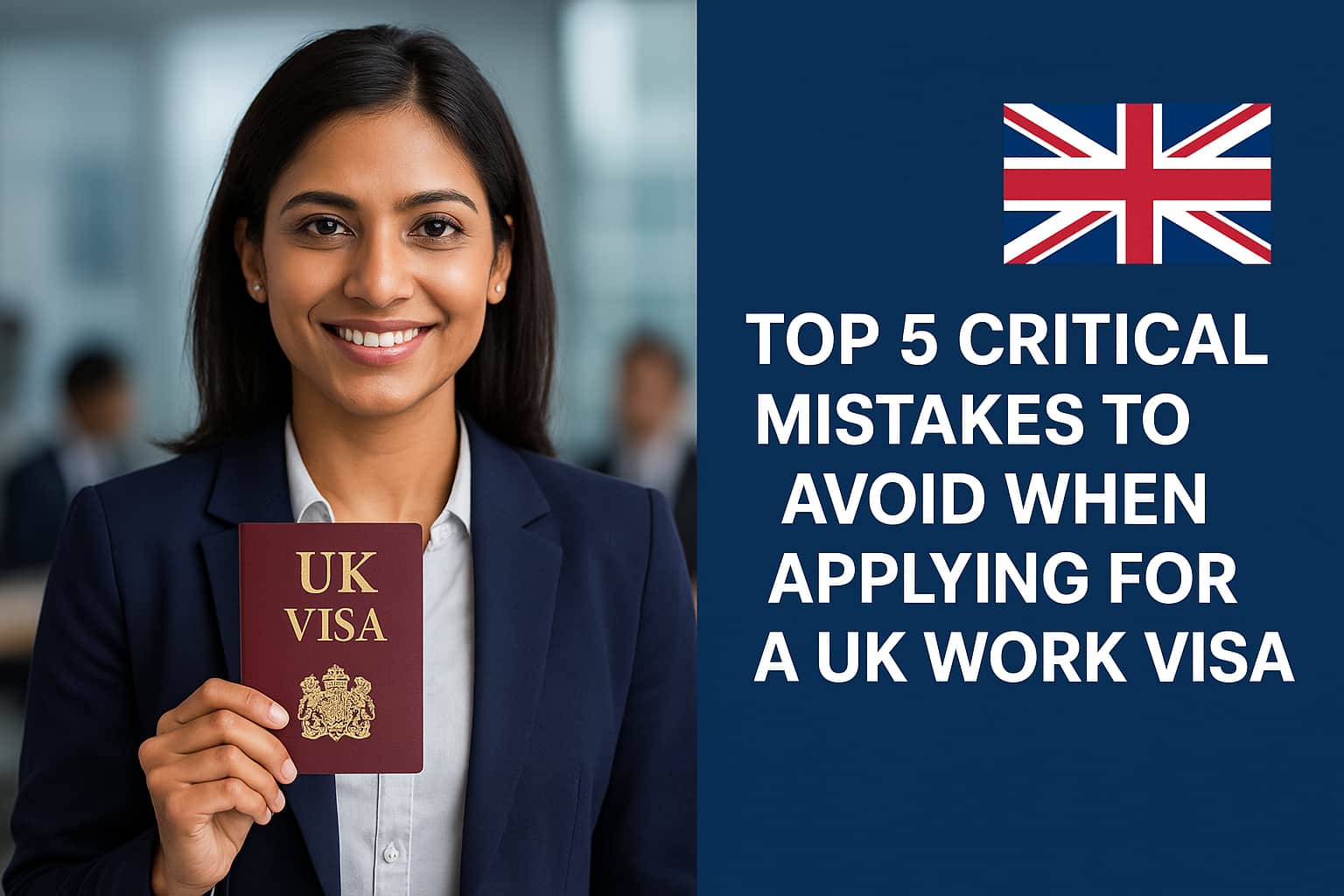 Top 5 Critical Mistakes to Avoid When Applying for a UK Work Visa