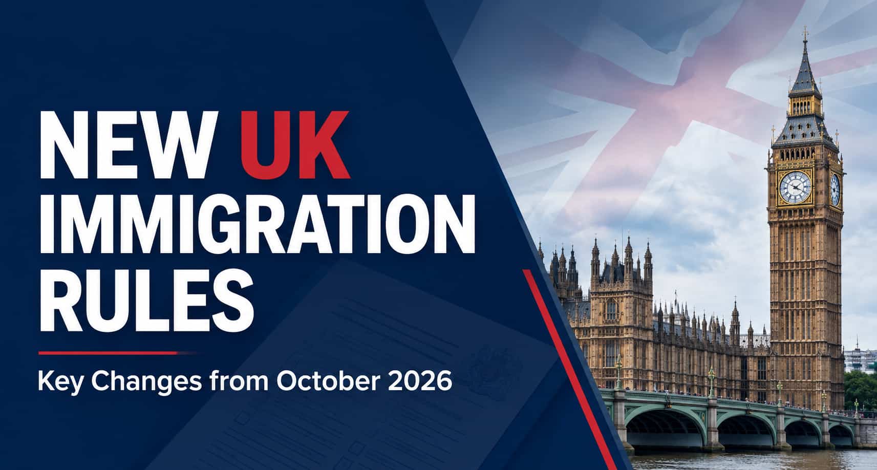 Major UK Immigration Rule Changes from October 2026: Are You Affected?