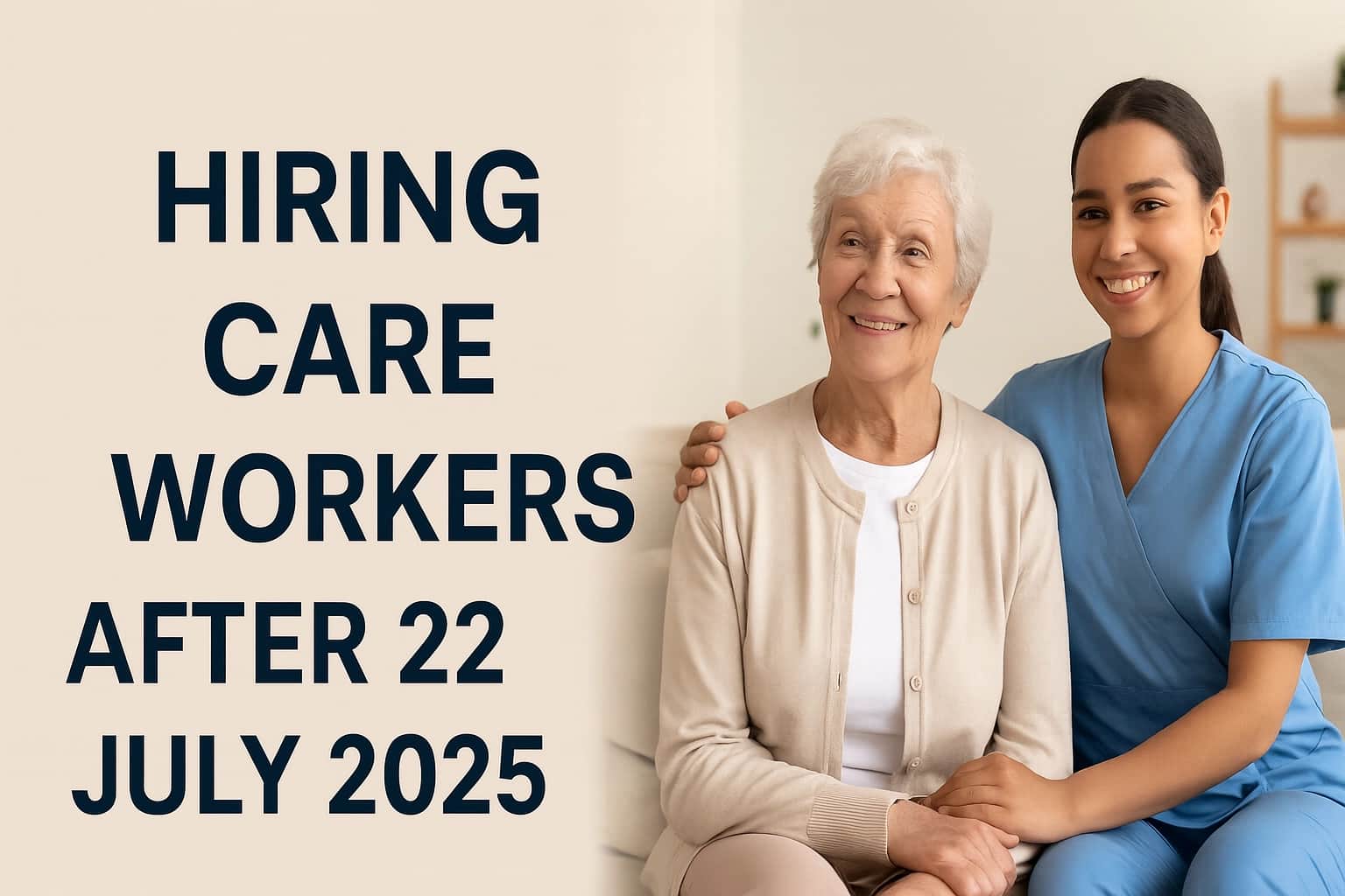 Hiring a Care Home Worker After 22nd July 2025